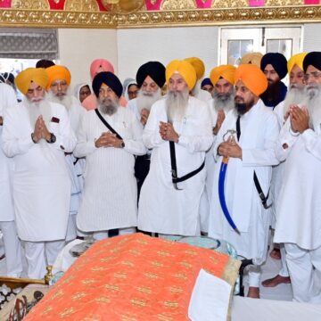 Sikh bodies gather at Akal Takht to pay rich tribute to pro-freedom exiled leader Gajinder Singh