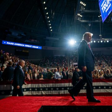 Trump calls Kamala Harris ‘radical left lunatic’ at rally